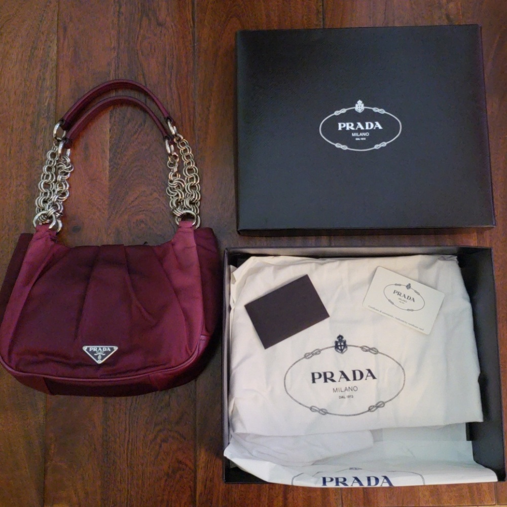 NWT Prada (rare): Tessuto Sfumato Shoulder Bag
